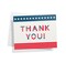 Twigs Paper - American Flag Thank You Cards 12-Count - Patriotic Greeting Cards with Envelopes - Veterans Day Memorial Day 4th of July Cards - Made in USA (5.5 x 4.25)